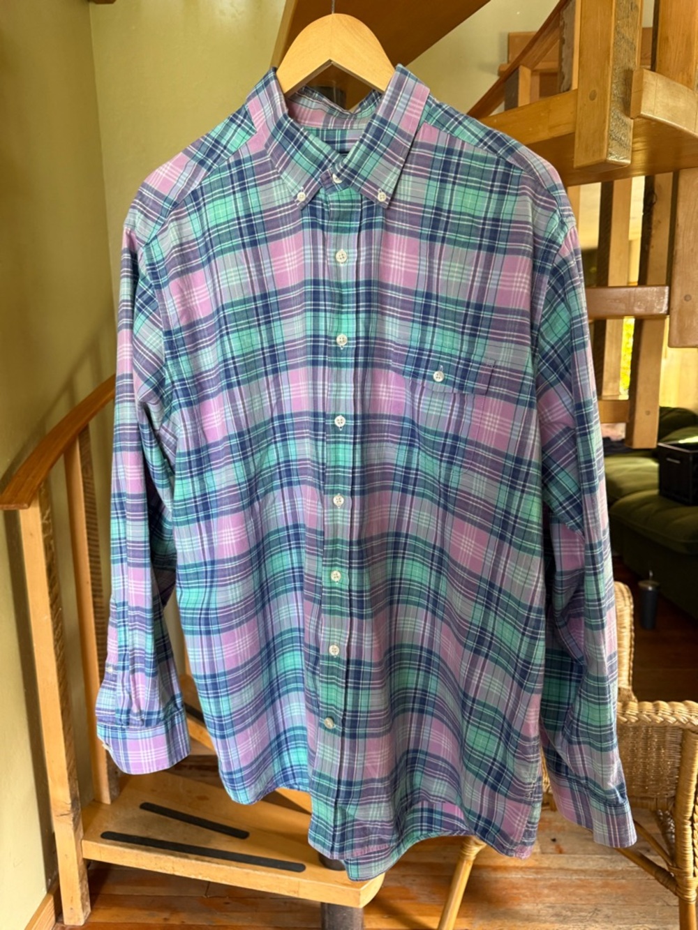 Vineyard Vines Men’s Size XXL Plaid Crosby Shirt Button Down 100% Cotton